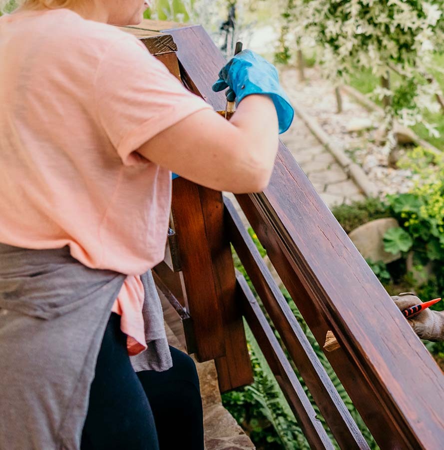 Jardín bricolaje pintura